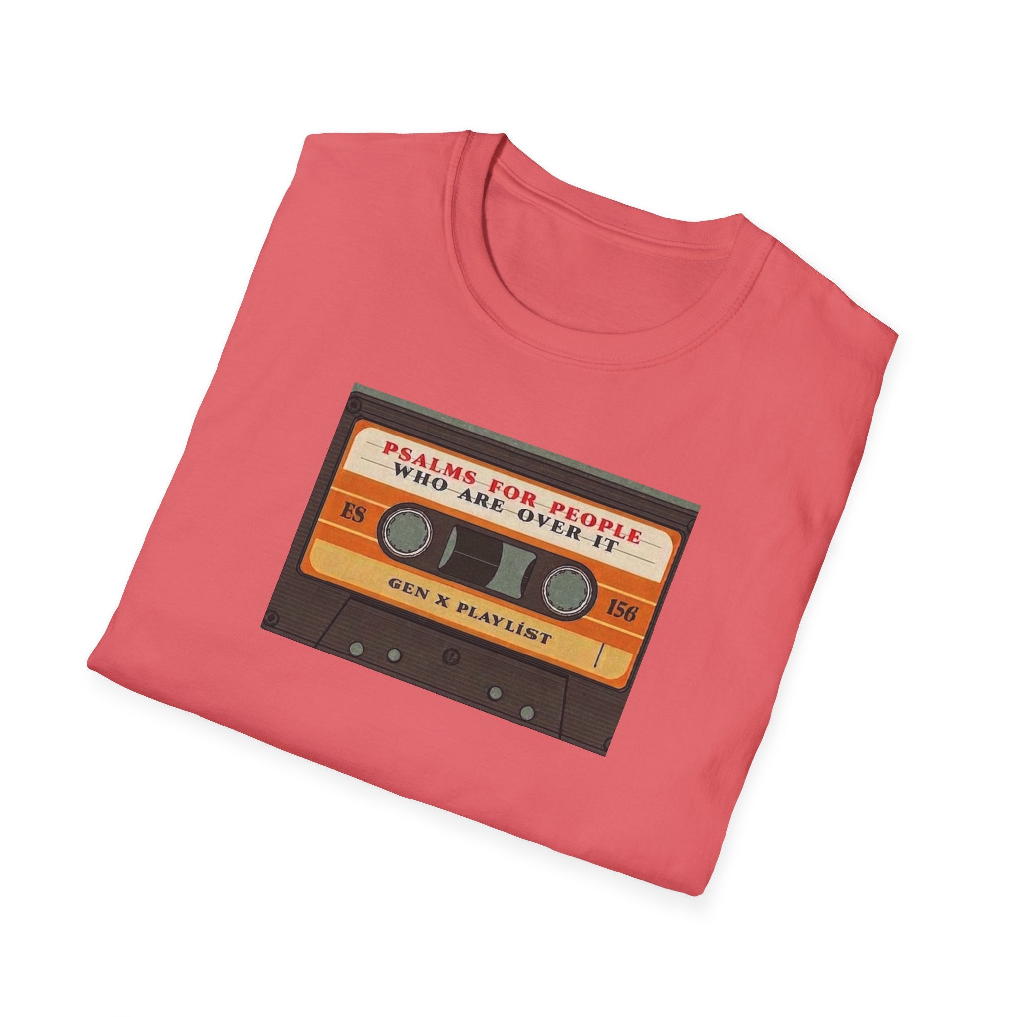 Retro Cassette T-Shirt — "Mixtapes for People Who Are Over It" Vintage Music Tee