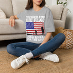 I Stand for the Flag & Kneel for the Cross T-Shirt — Patriotic American Flag Tee