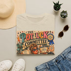 Potluck Committee T-Shirt — Vintage Retro Funny 'The Potluck Committee' Graphic Tee