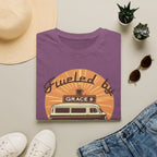 Fueled by Grace & Caffeine Van T-Shirt — Retro Coffee Roadtrip Tee