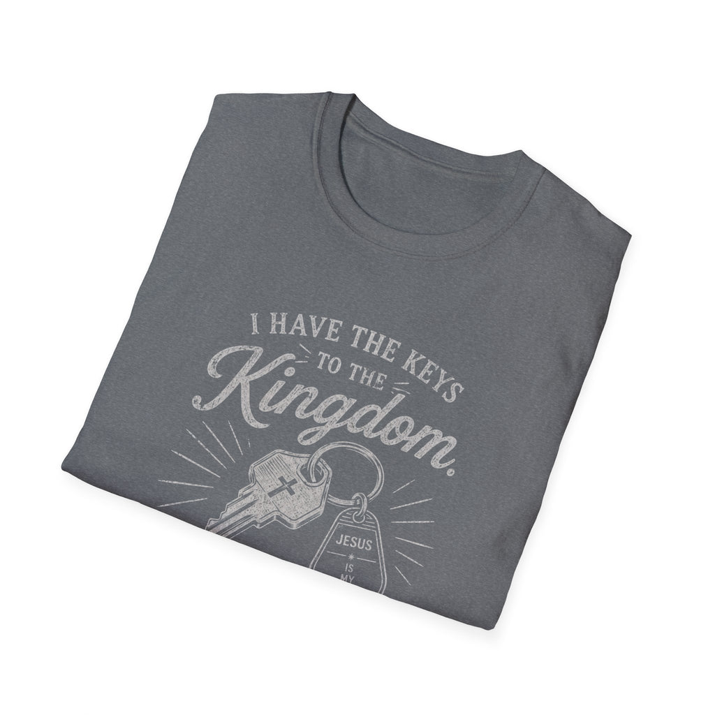 Kingdom Keys T-Shirt — "I Have the Keys to the Kingdom" Church Faith Tee