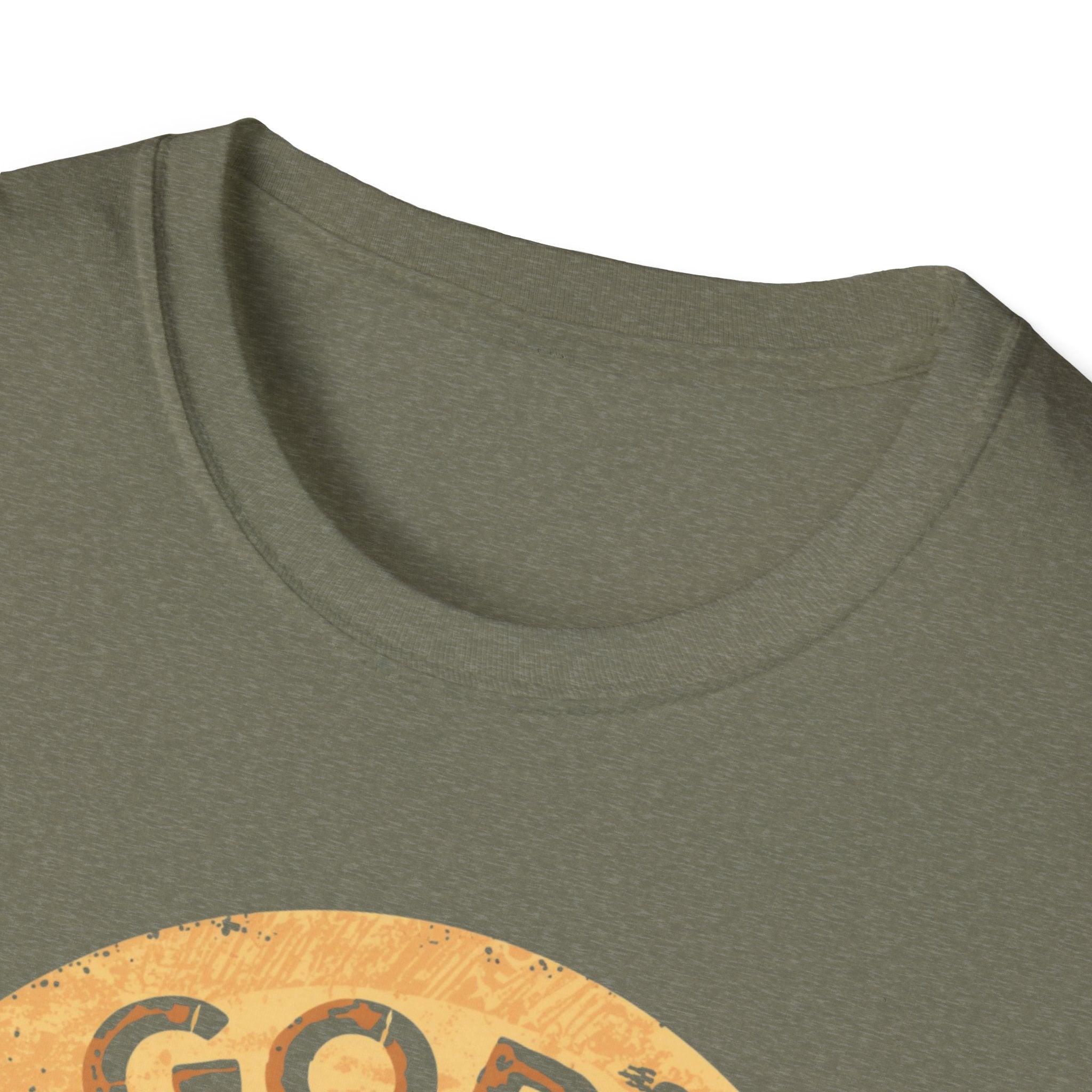 Christian T-Shirt — "God’s Still Working on My Attitude" Retro Sun Graphic