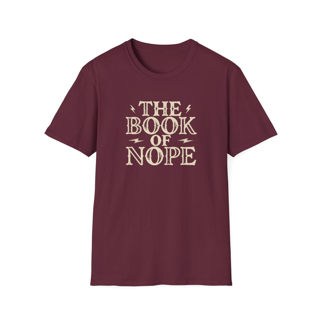 T‑Shirt — "The Book of Nope" Graphic Tee