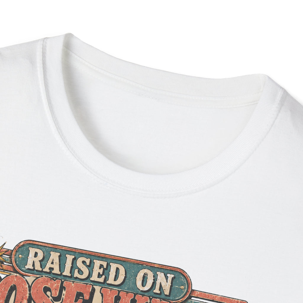 Raised on Hose Water Retro Graphic T-Shirt — Vintage Barber/Salon Vibes