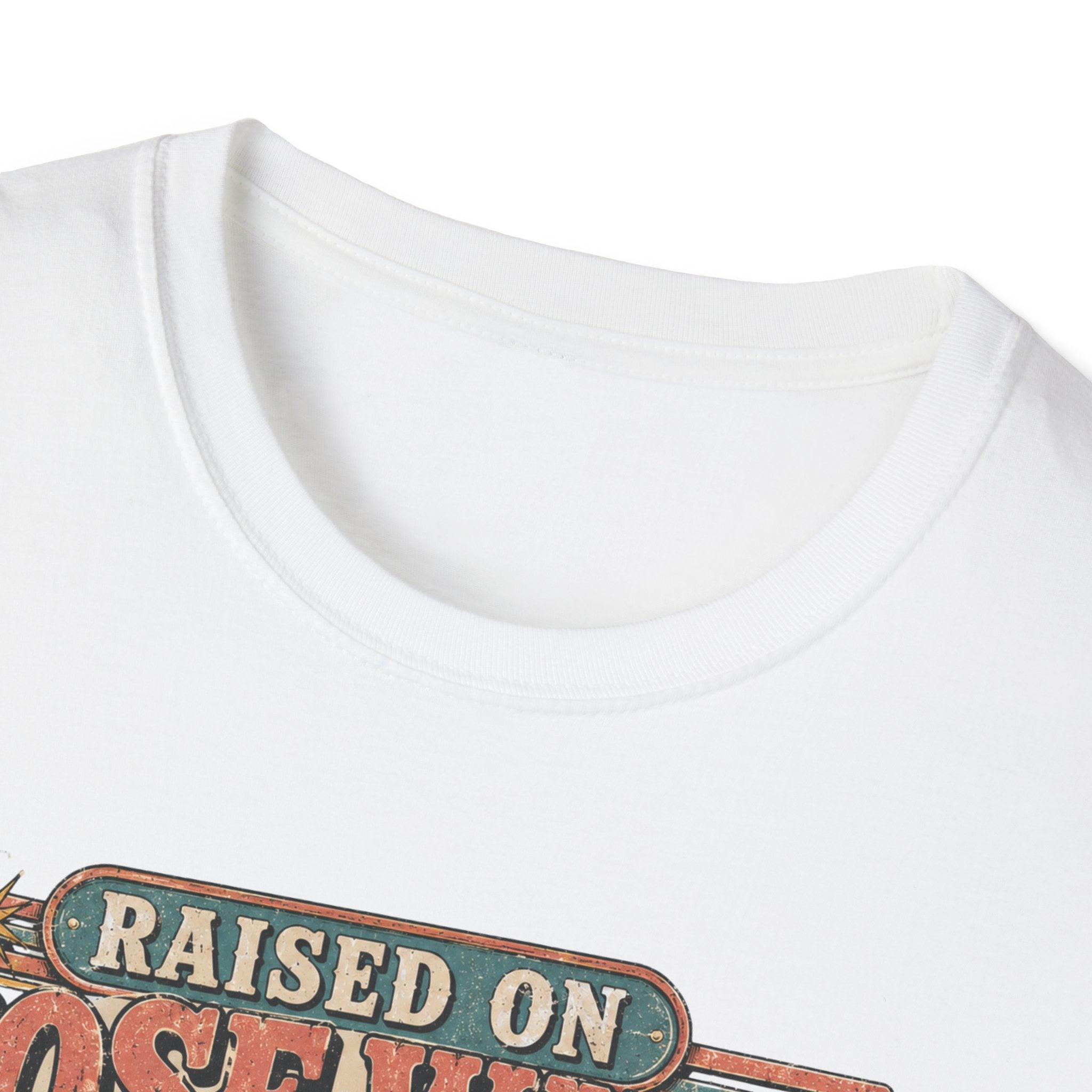 Raised on Hose Water Retro Graphic T-Shirt — Vintage Barber/Salon Vibes