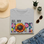 Faith T-Shirt — “All My Hope Is In Jesus” Sunflower Floral Design