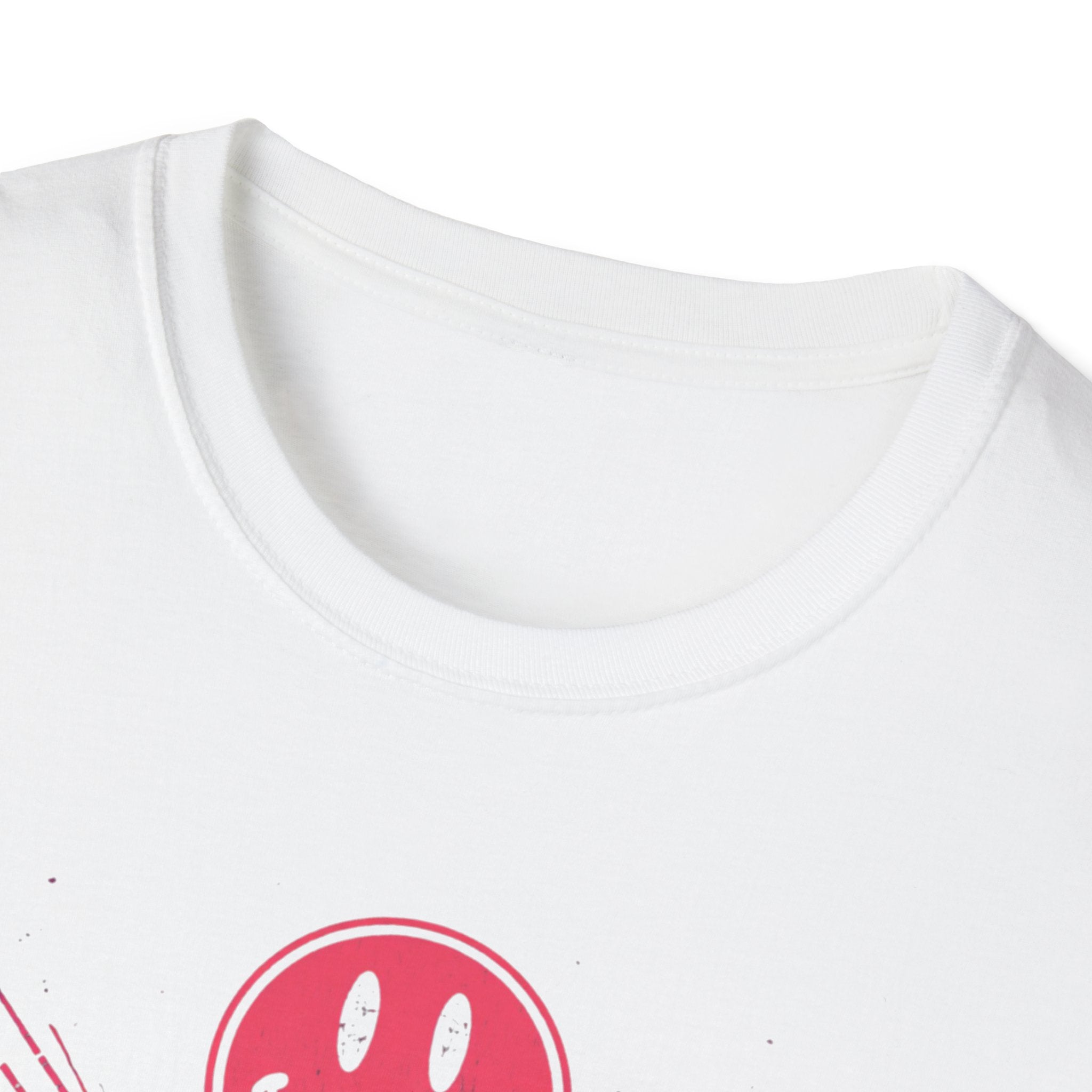 Faith Smiley Cross T-Shirt — Colorful Retro Smile Faces Graphic Tee