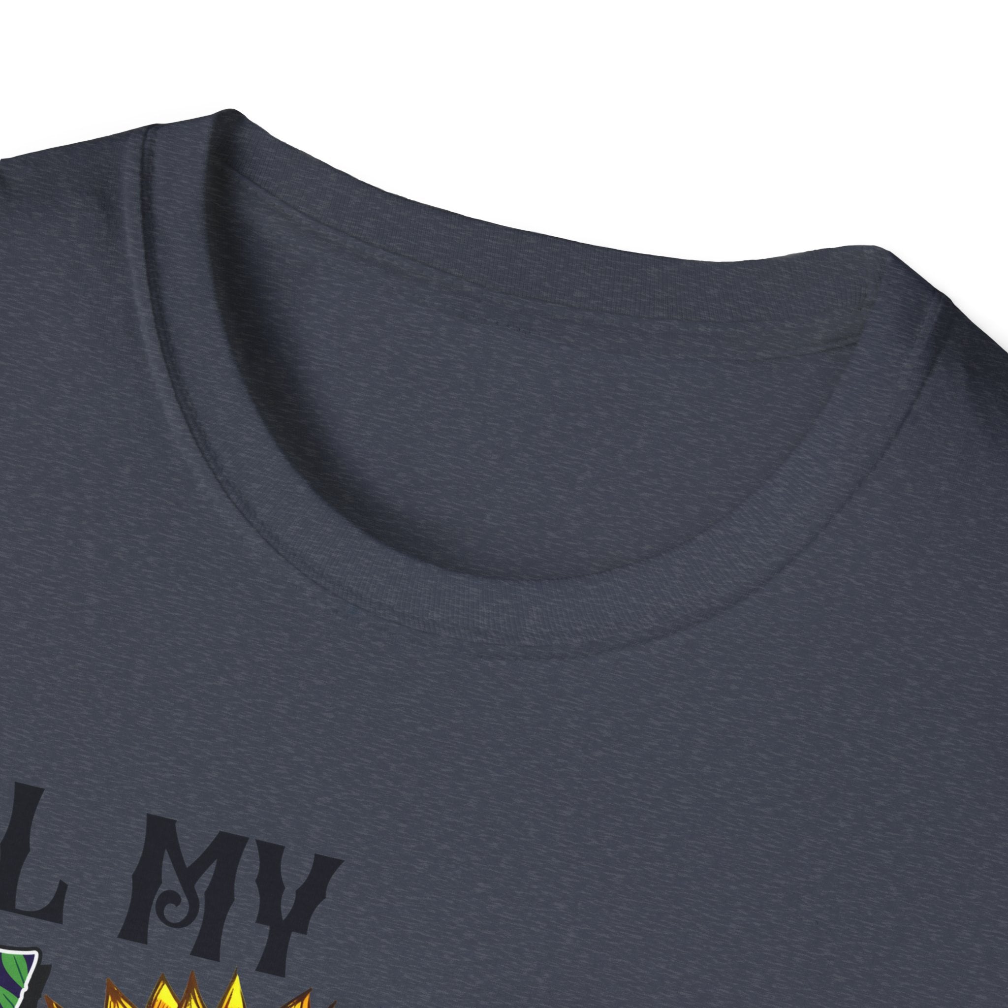 Faith T-Shirt — “All My Hope Is In Jesus” Sunflower Floral Design