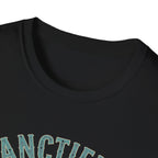 Sanctified & Slightly Spicy T-Shirt — Christian Faith with Fun Attitude
