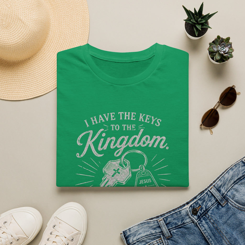 Kingdom Keys T-Shirt — "I Have the Keys to the Kingdom" Church Faith Tee