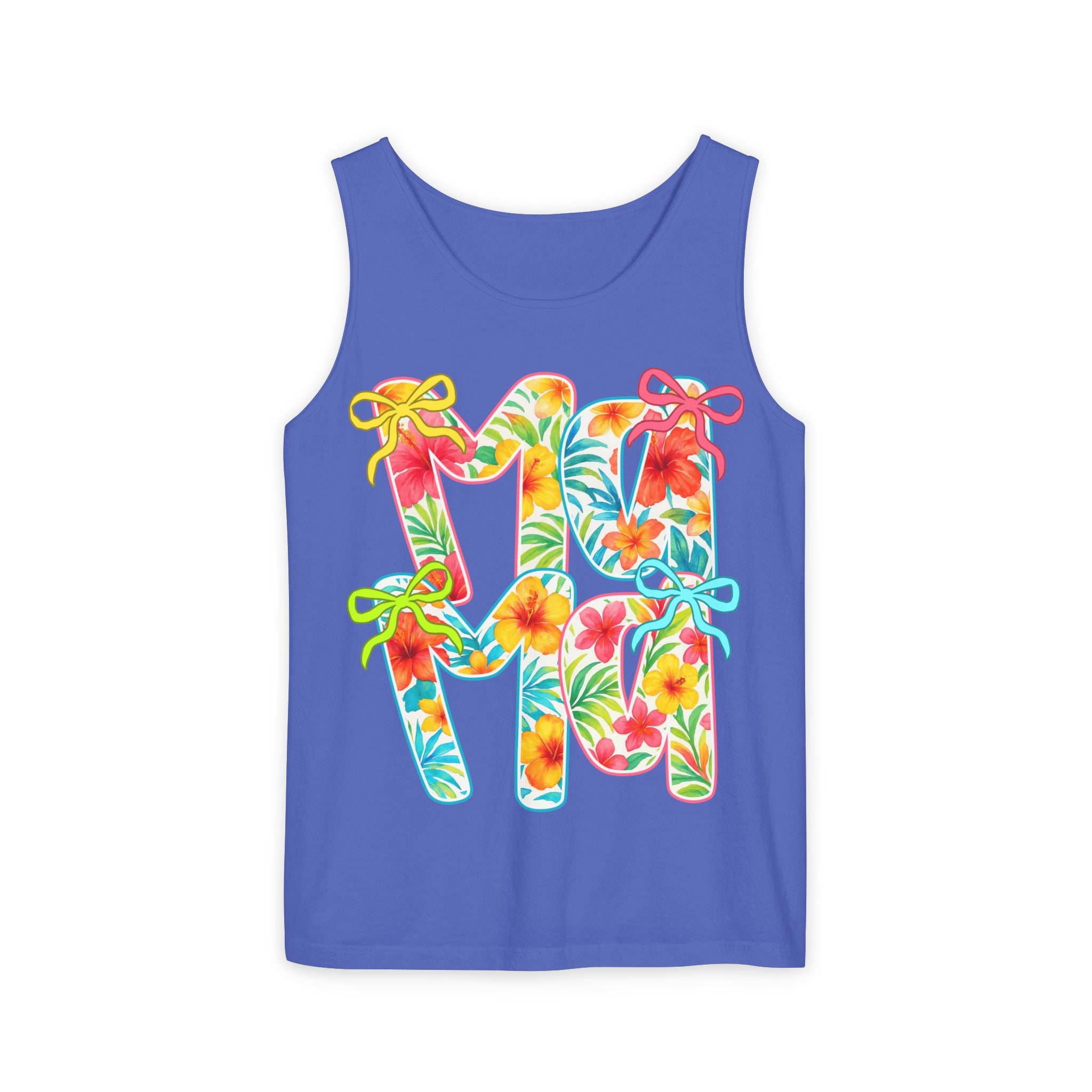 Hawaii Floral 'Mama' Tank Top — Tropical Vacation Beachwear