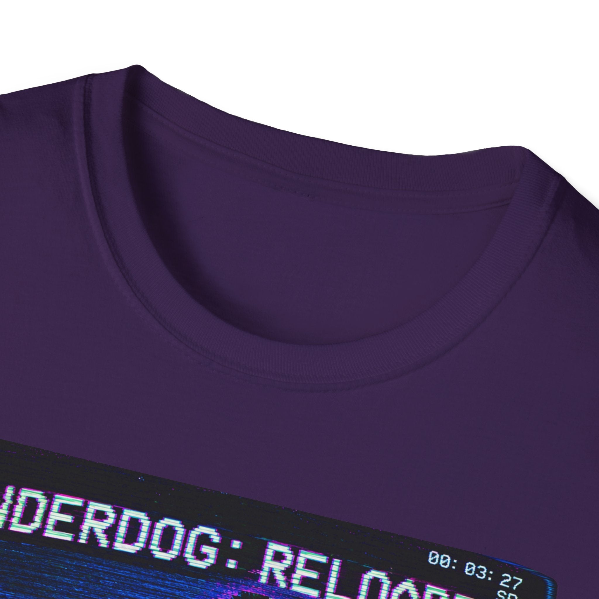 David vs Goliath Retro T-Shirt — "Underdog: Reloaded" Neon Graphic Tee