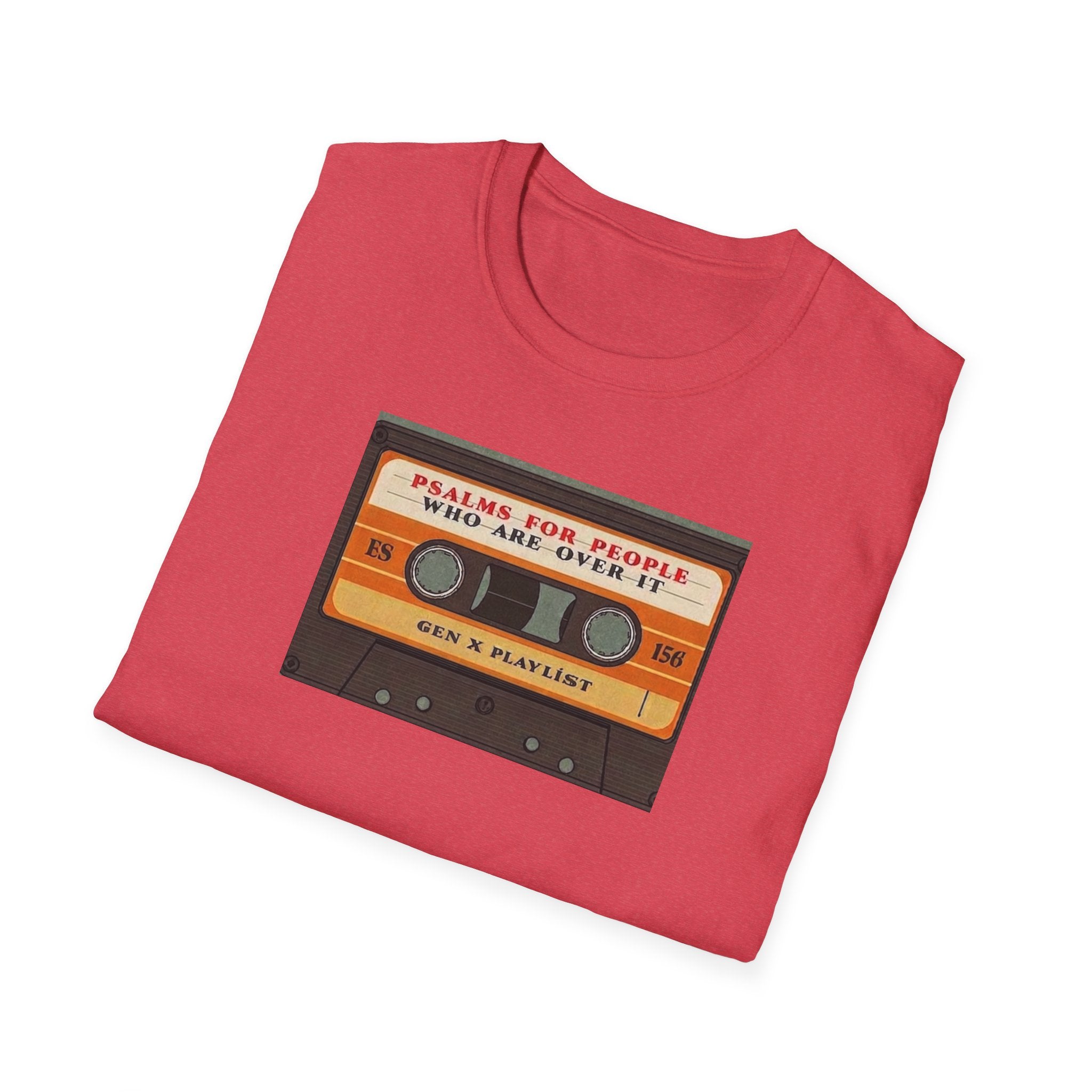 Retro Cassette T-Shirt — "Mixtapes for People Who Are Over It" Vintage Music Tee