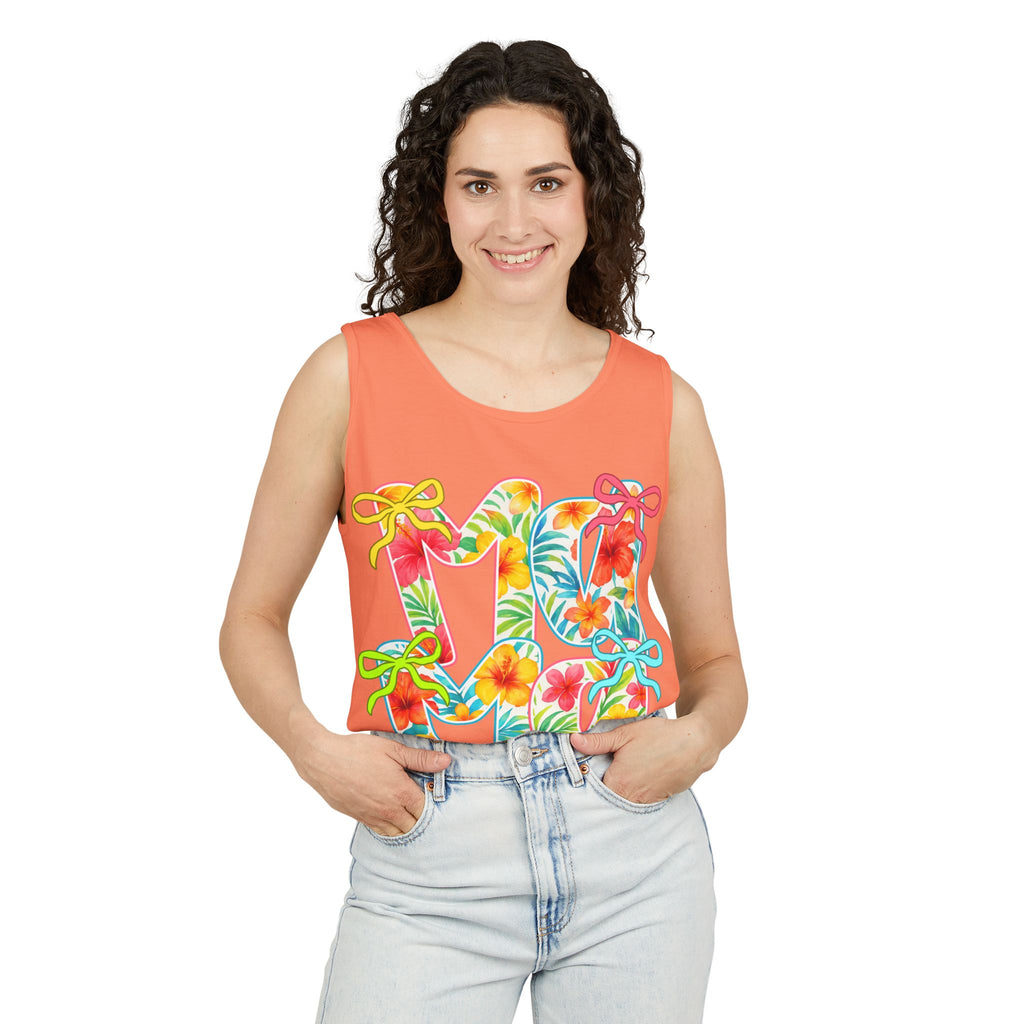 Hawaii Floral 'Mama' Tank Top — Tropical Vacation Beachwear