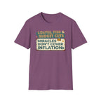 T‑Shirt — "Loaves, Fish & Budget Cuts: Miracles Don’t Cover Inflation"