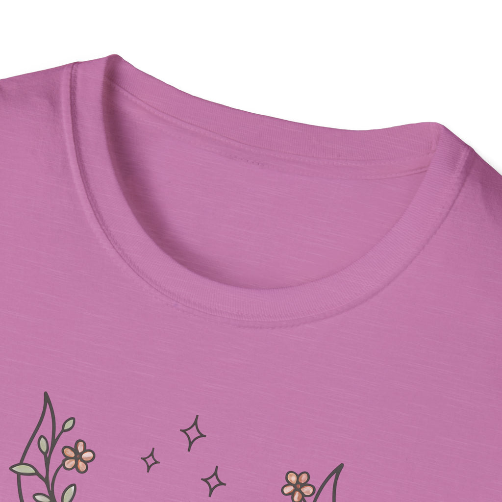 Floral deer skull T-Shirt