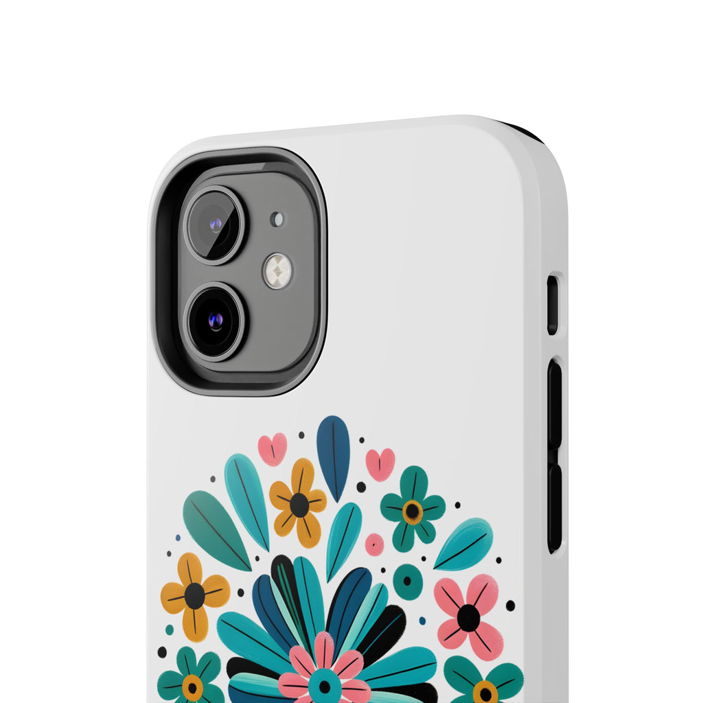 Tough Phone Case — “Love Like Jesus” Floral Christian iPhone Case