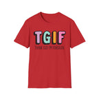 TGIF "Thank God I’m Forgiven" T-Shirt — Colorful Christian Faith Tee
