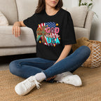 God Blessed the USA T-Shirt — Patriotic Christian Flag Tee