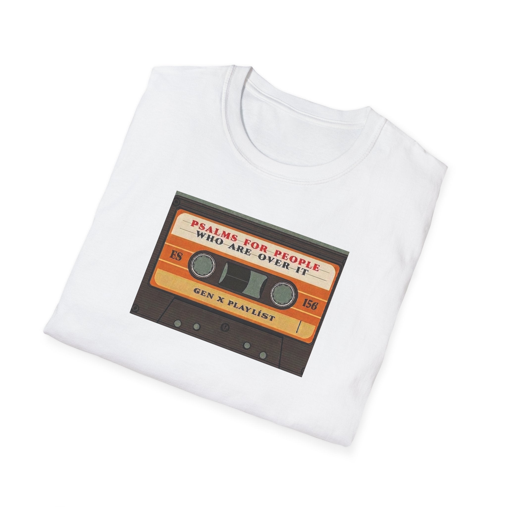 Retro Cassette T-Shirt — "Mixtapes for People Who Are Over It" Vintage Music Tee