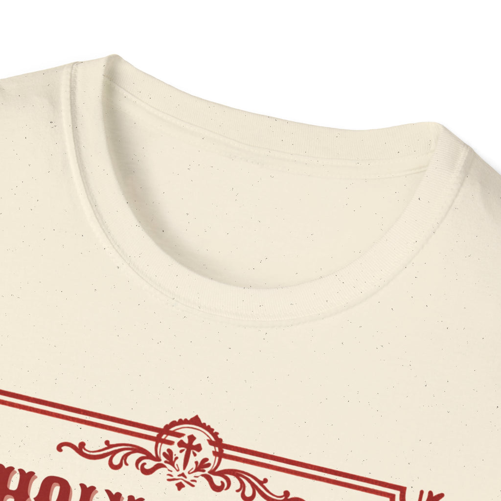 Holy Water & Ibuprofen T-Shirt — Funny Gen X Survival Tee