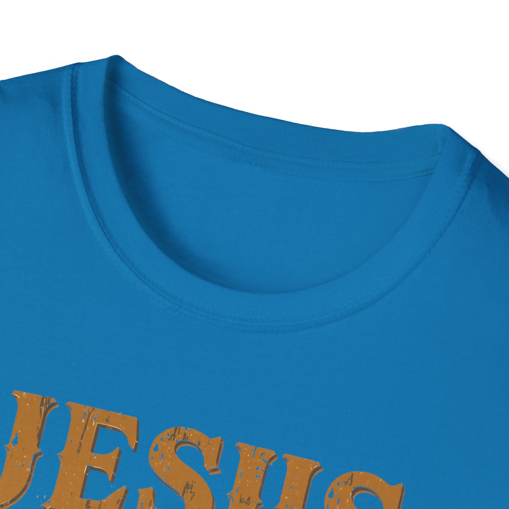 Christian Coffee T-Shirt - "Jesus Loves Me But I Still Need Coffee" Faith Tee