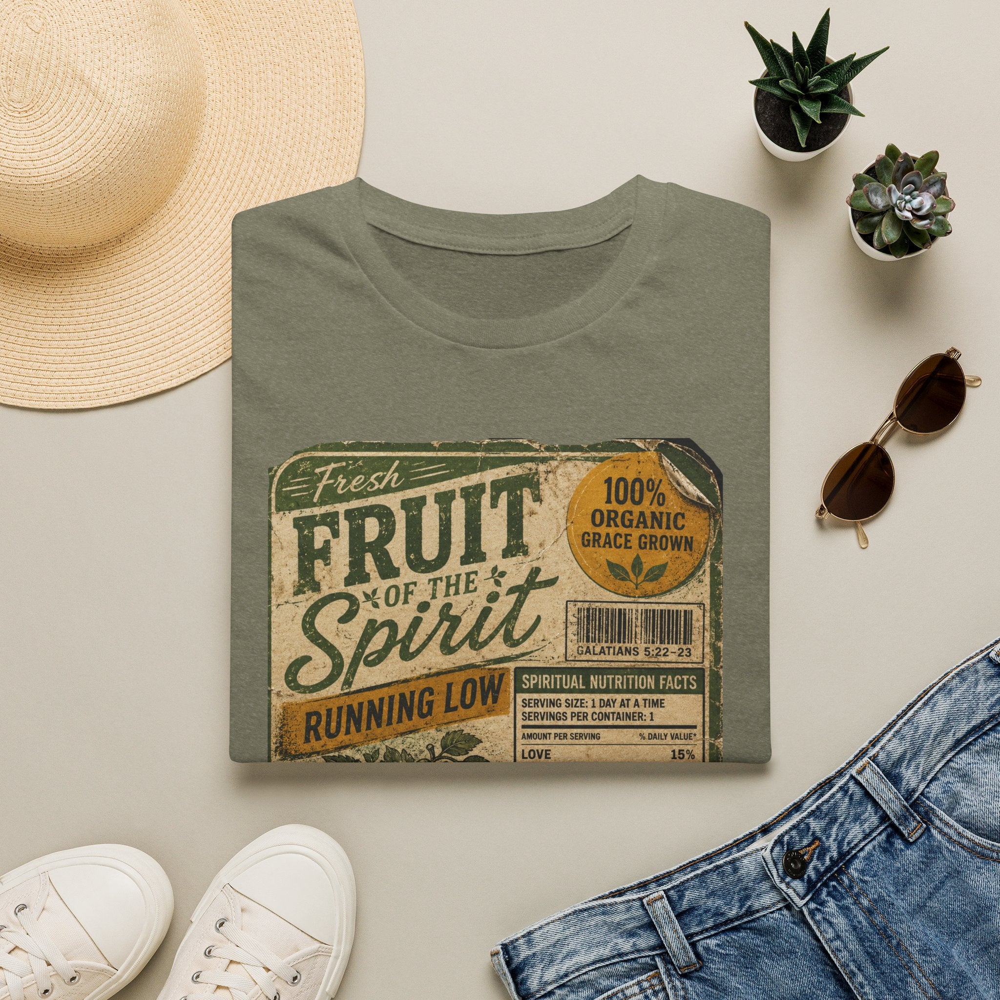 Fruit of the Spirit T‑Shirt — Vintage ‘Fresh Fruit of the Spirit’ Christian Graphic Tee