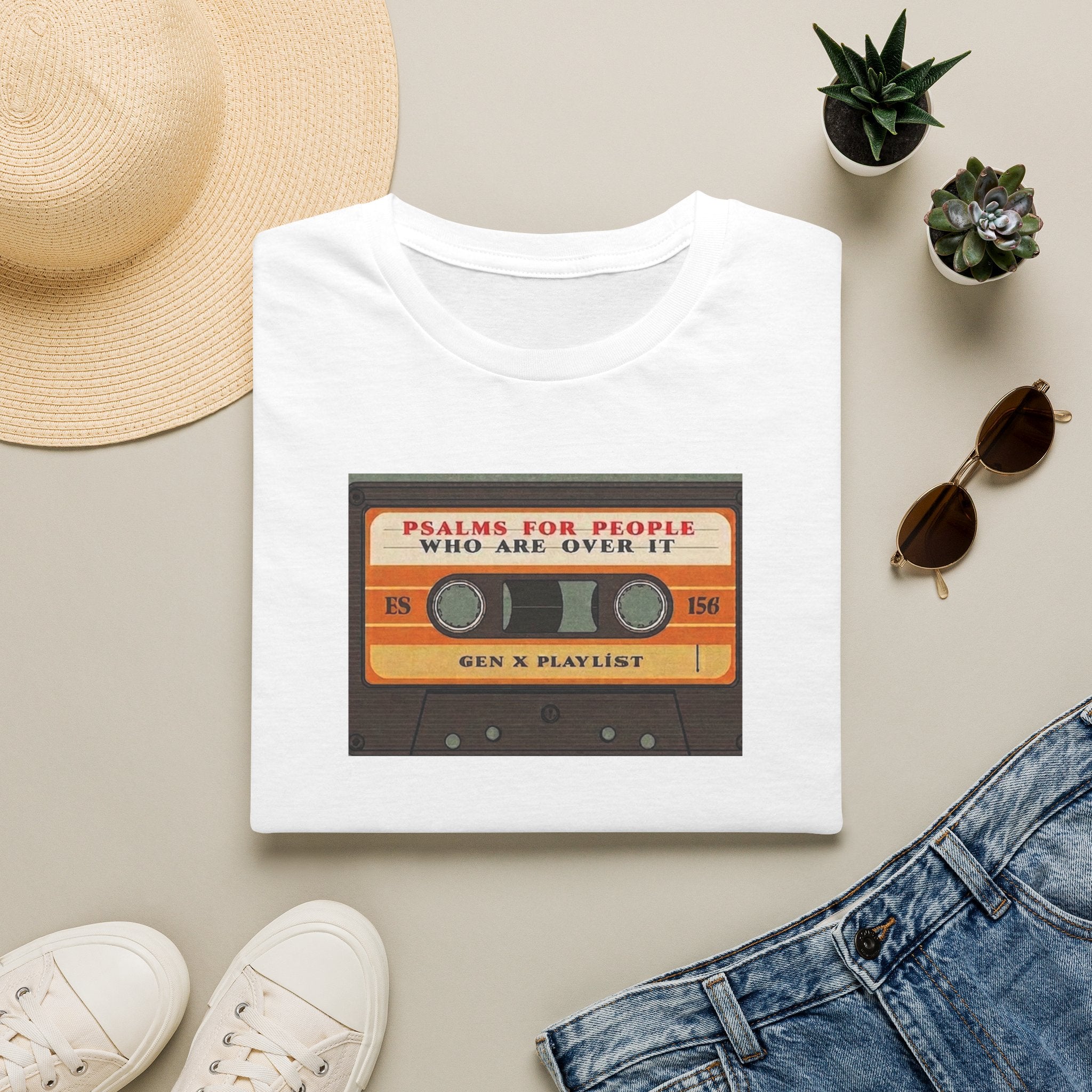 Retro Cassette T-Shirt — "Mixtapes for People Who Are Over It" Vintage Music Tee