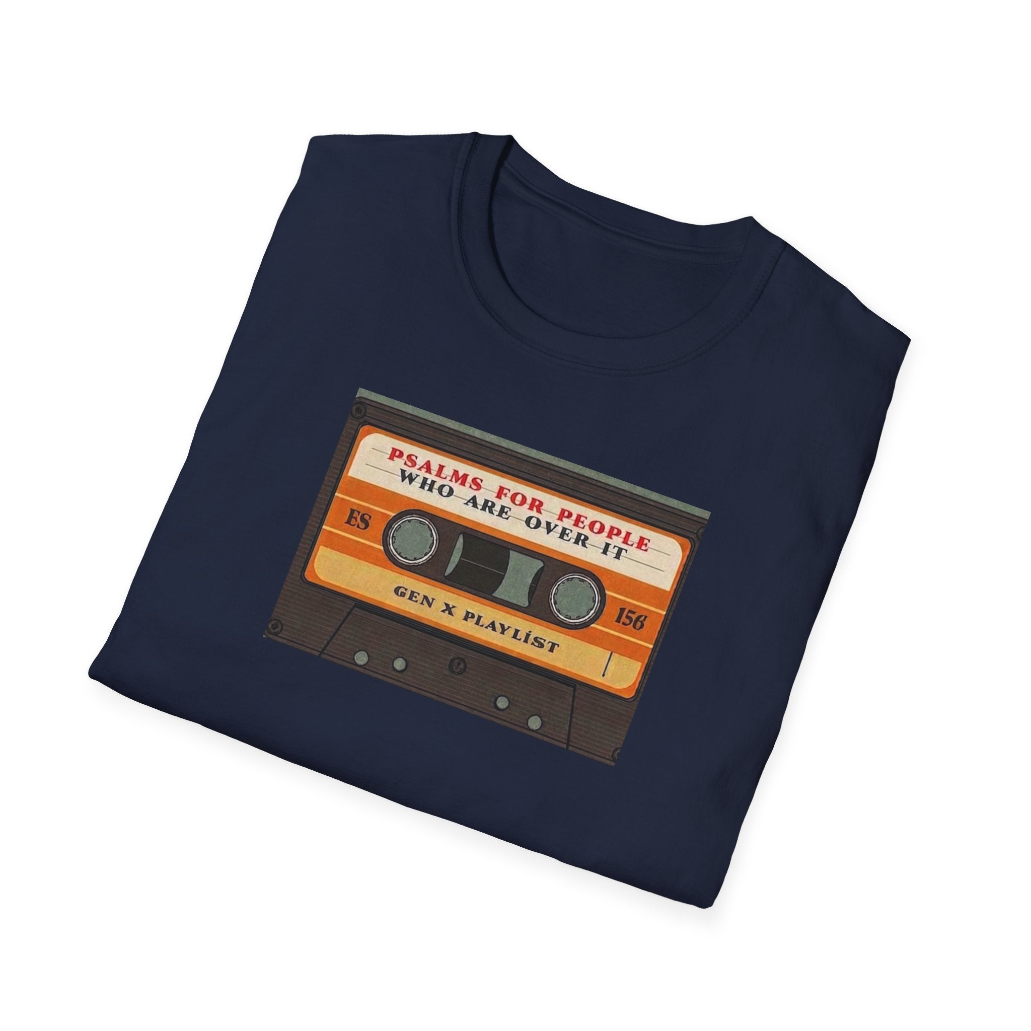 Retro Cassette T-Shirt — "Mixtapes for People Who Are Over It" Vintage Music Tee
