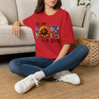 Faith T-Shirt — “All My Hope Is In Jesus” Sunflower Floral Design