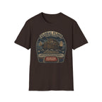 Global Flood Travel Badge T-Shirt – Vintage Ark Graphic Tee ("Unsubscribe from Humanity")
