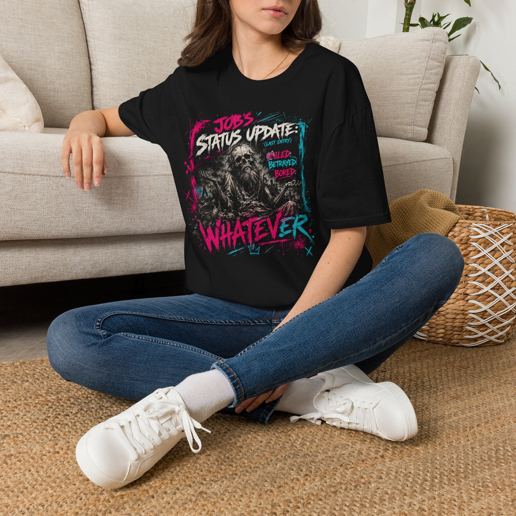Whatever Status Update T-Shirt – Funny Sarcastic Graphic Tee