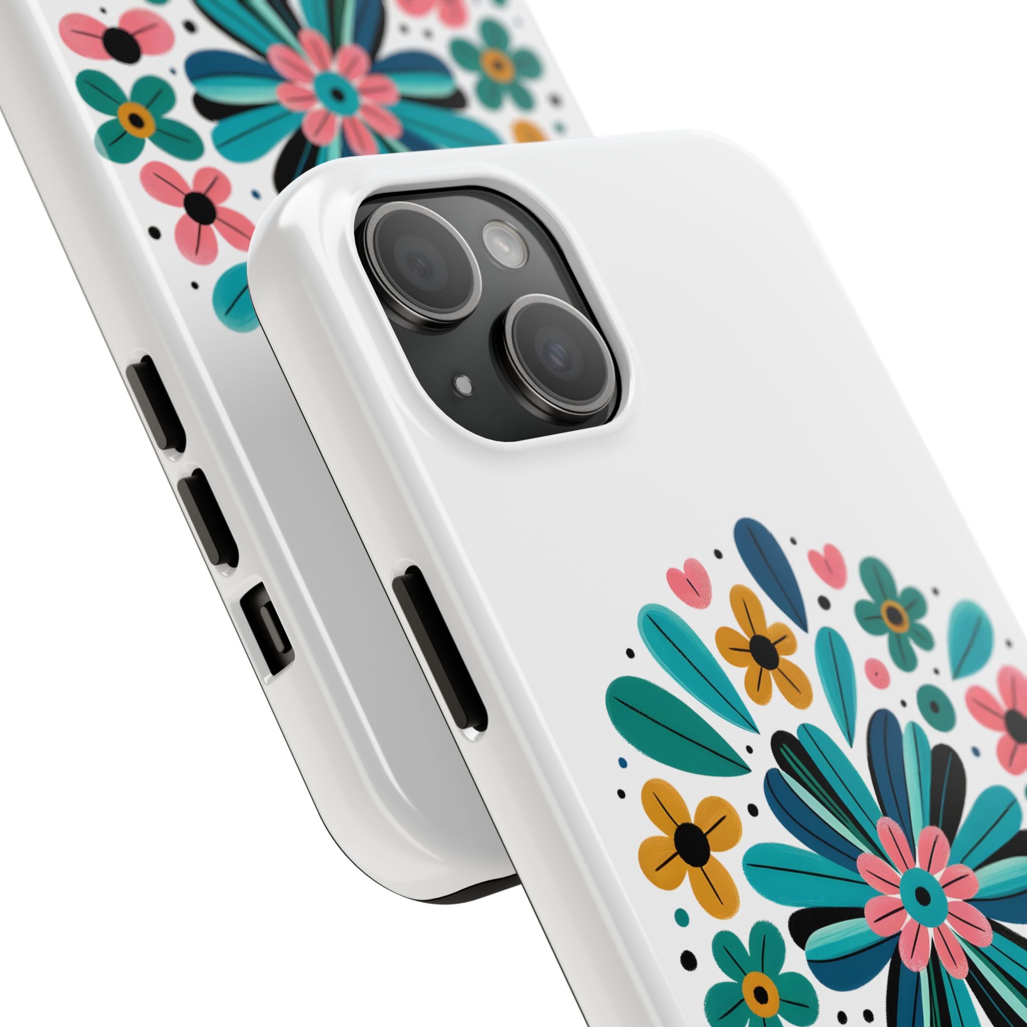 Tough Phone Case — “Love Like Jesus” Floral Christian iPhone Case