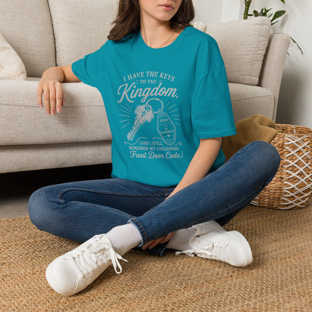 Kingdom Keys T-Shirt — "I Have the Keys to the Kingdom" Church Faith Tee