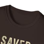 Saved & Salty T‑Shirt — Christian Beachy Faith Graphic Tee