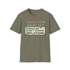 T‑Shirt — "Loaves, Fish & Budget Cuts: Miracles Don’t Cover Inflation"