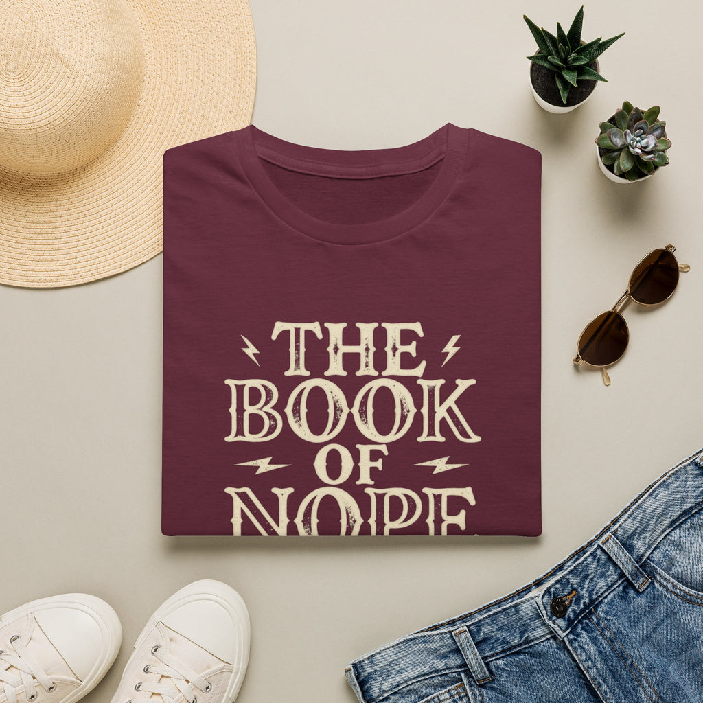 T‑Shirt — "The Book of Nope" Graphic Tee