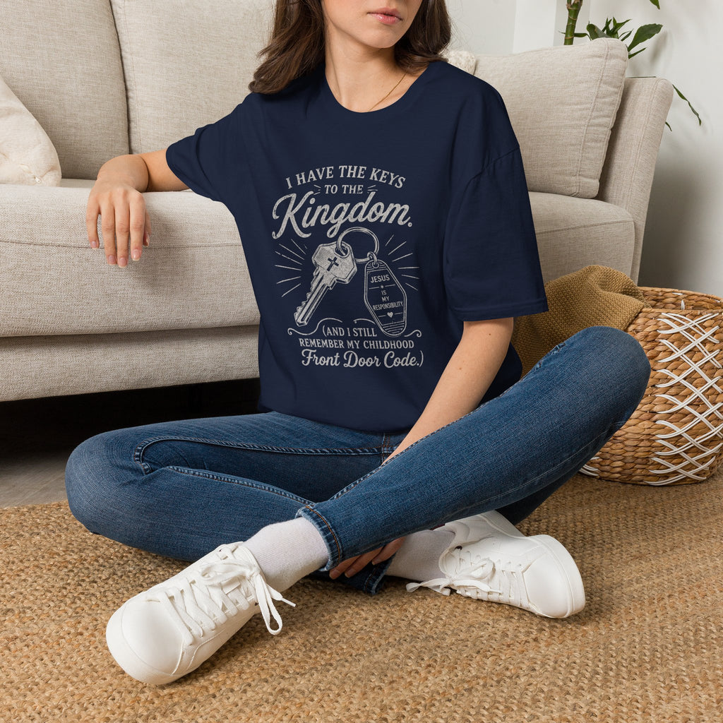 Kingdom Keys T-Shirt — "I Have the Keys to the Kingdom" Church Faith Tee