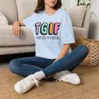 TGIF "Thank God I’m Forgiven" T-Shirt — Colorful Christian Faith Tee