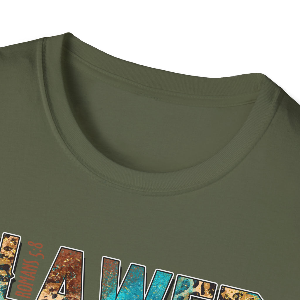 Flawed But Still Worthy T-Shirt – Inspirational Graphic Tee