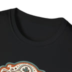 Christian T-Shirt — "Jesus Saves" Vintage Script Faith Tee