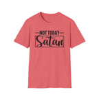 Not Today Satan T-Shirt — Funny Christian Faith Graphic Tee