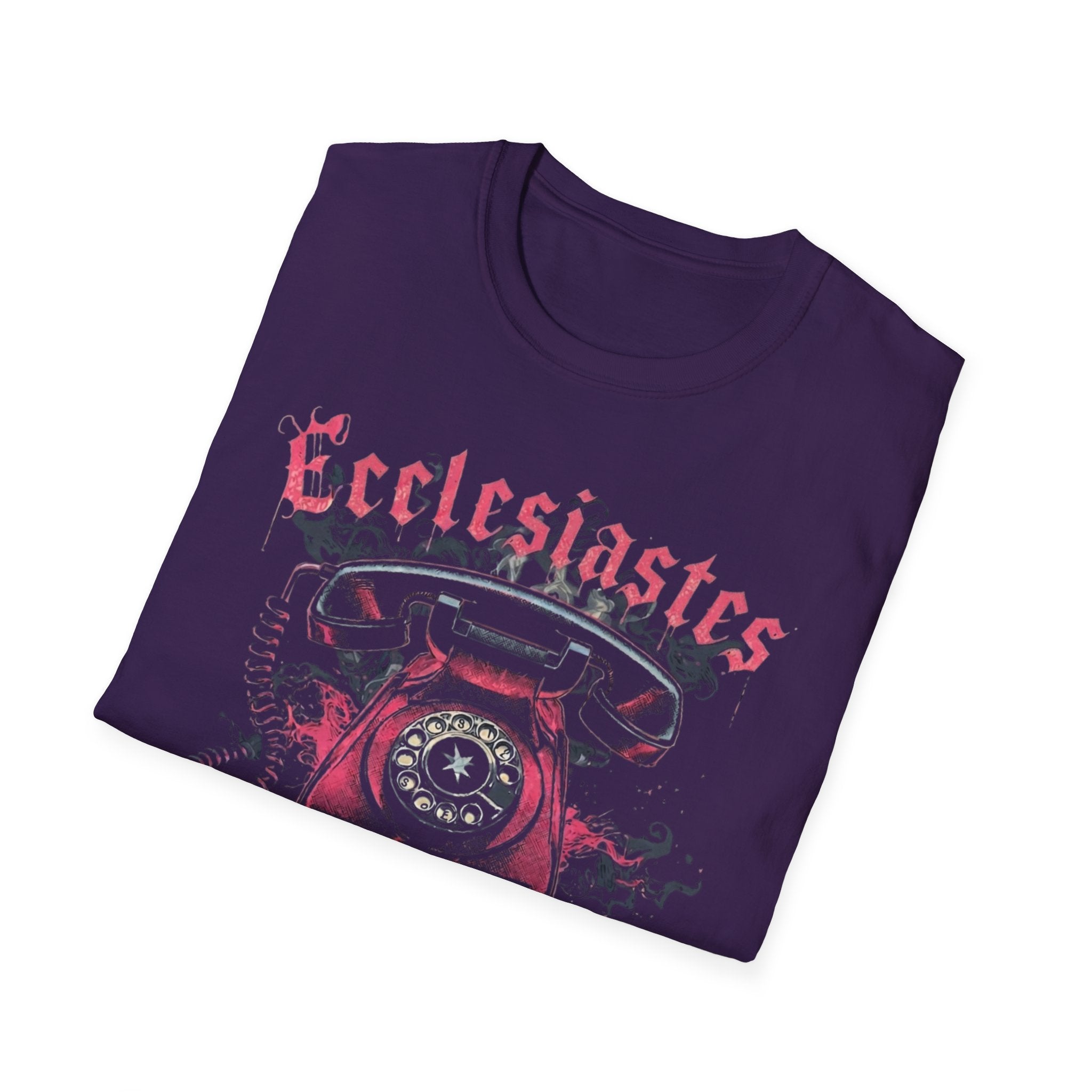 Ecclesiastes Retro Phone T-Shirt — "Meaningless... But Make It Fashion" Graphic Tee