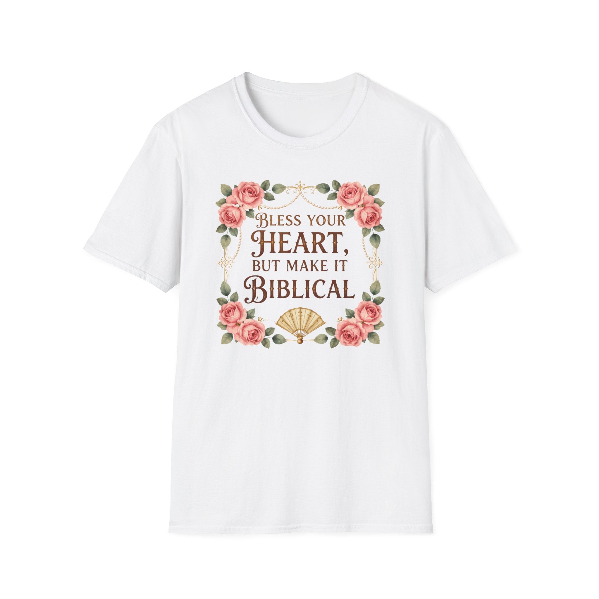Biblical Blessings T-Shirt — "Bless Your Heart, But Make It Biblical" Floral Tee