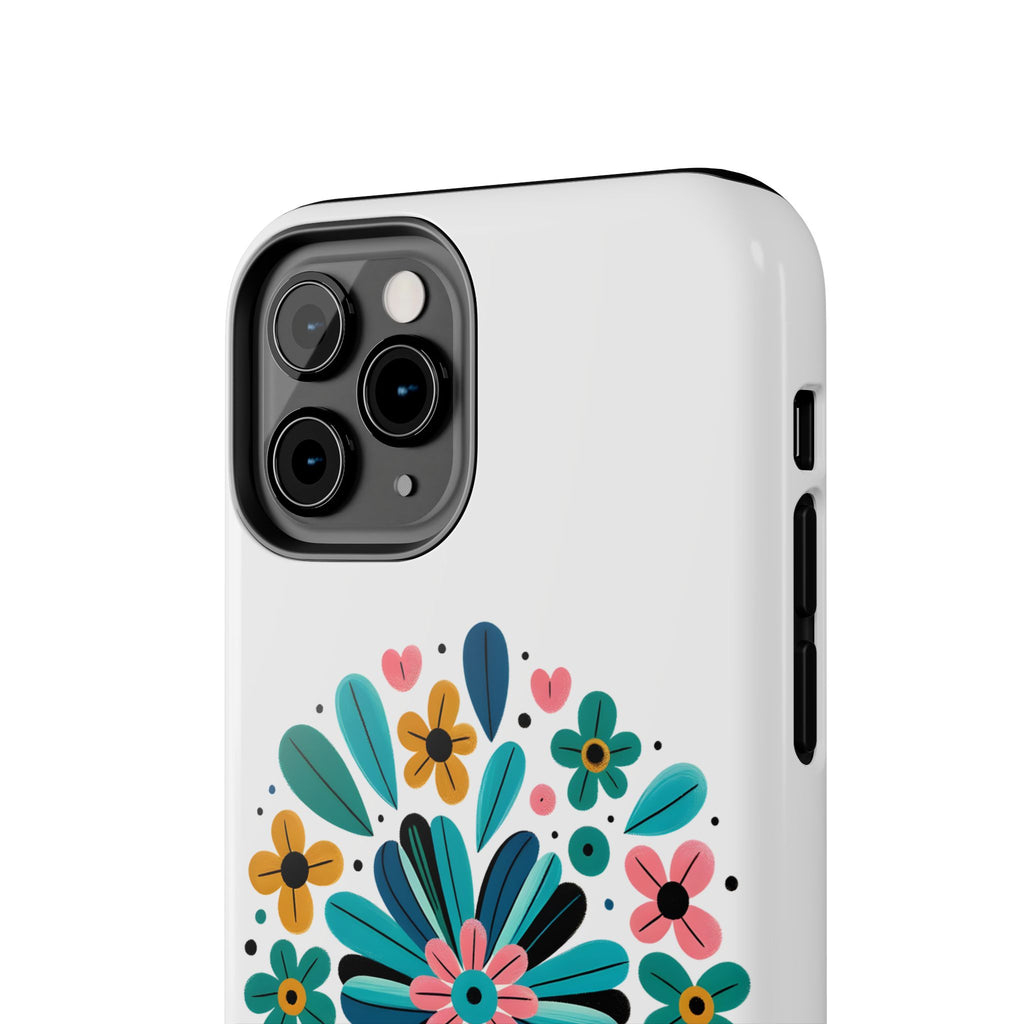 Tough Phone Case — “Love Like Jesus” Floral Christian iPhone Case