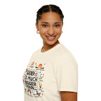 God Is So Much Bigger Than… T‑Shirt — Inspirational Christian Faith Tee with Cute Icons