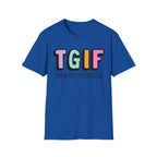TGIF "Thank God I’m Forgiven" T-Shirt — Colorful Christian Faith Tee