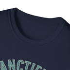 Sanctified & Slightly Spicy T-Shirt — Christian Faith with Fun Attitude