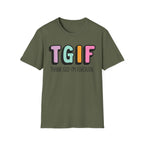 TGIF "Thank God I’m Forgiven" T-Shirt — Colorful Christian Faith Tee