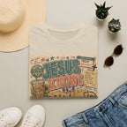 Jesus Knows I’m Trying T-Shirt — Christian Faith Graphic Tee